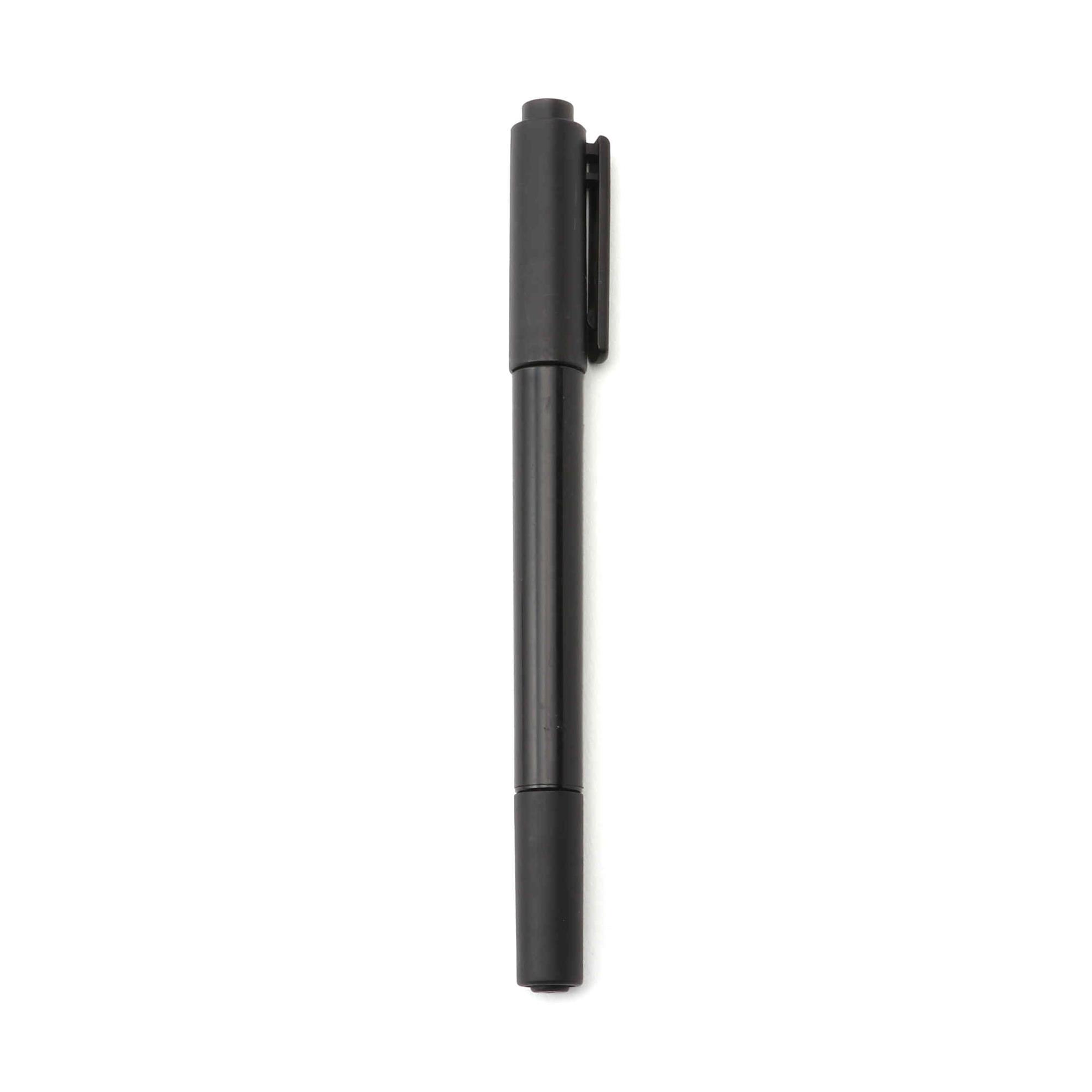 Muji Oil Based Ink Twin Tip Permanent Marker Kaligrafi Kalemi Siyah
