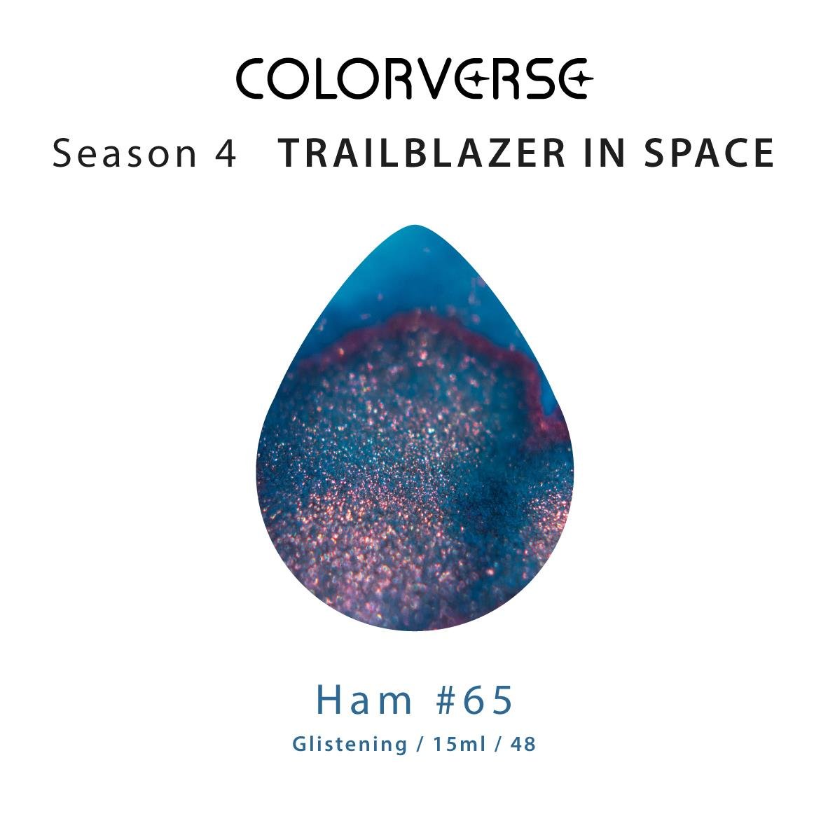 Colorverse The Mini Collection No. 48 Ham #65 Glistening Şişe Mürekkep - 5 ml