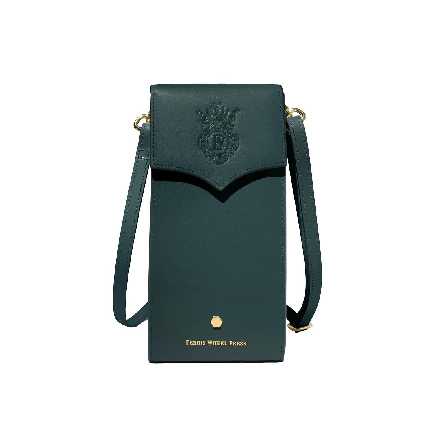 Ferris Wheel Press The Pendant Purse Deri Çanta Deep Teal