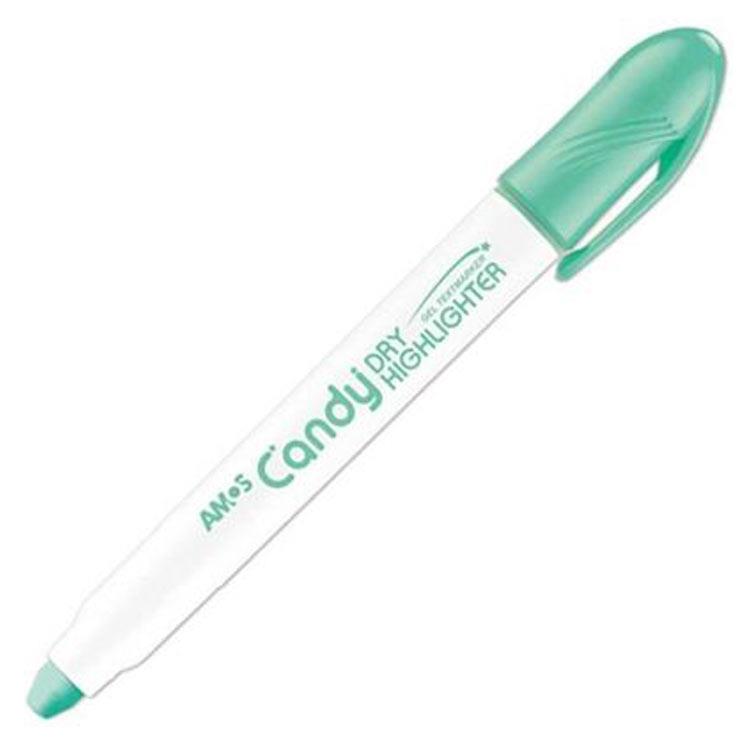 Amos Dry Highlighter Fosforlu Kalem Pastel Yeşil