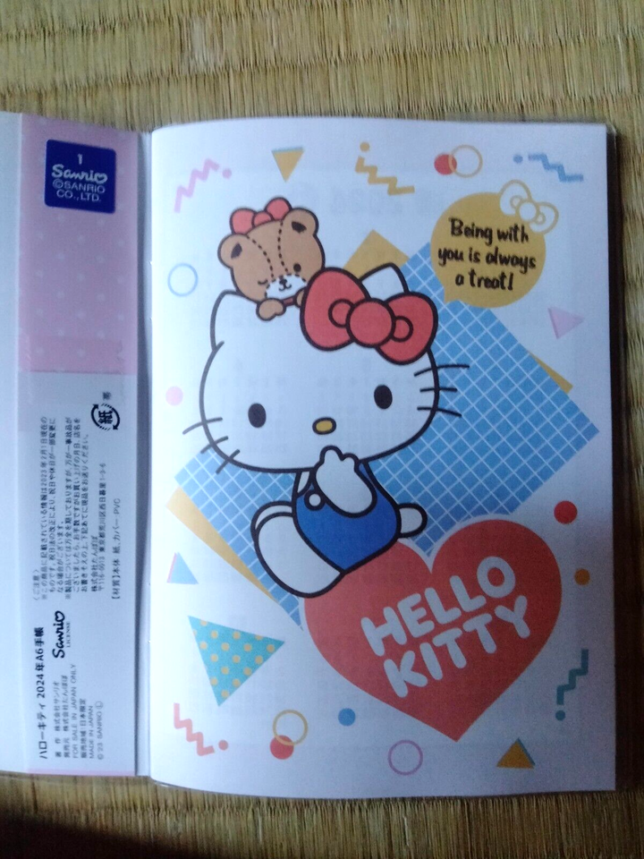 Sanrio Hello Kitty 2024 A6 Planner Schedule Book 