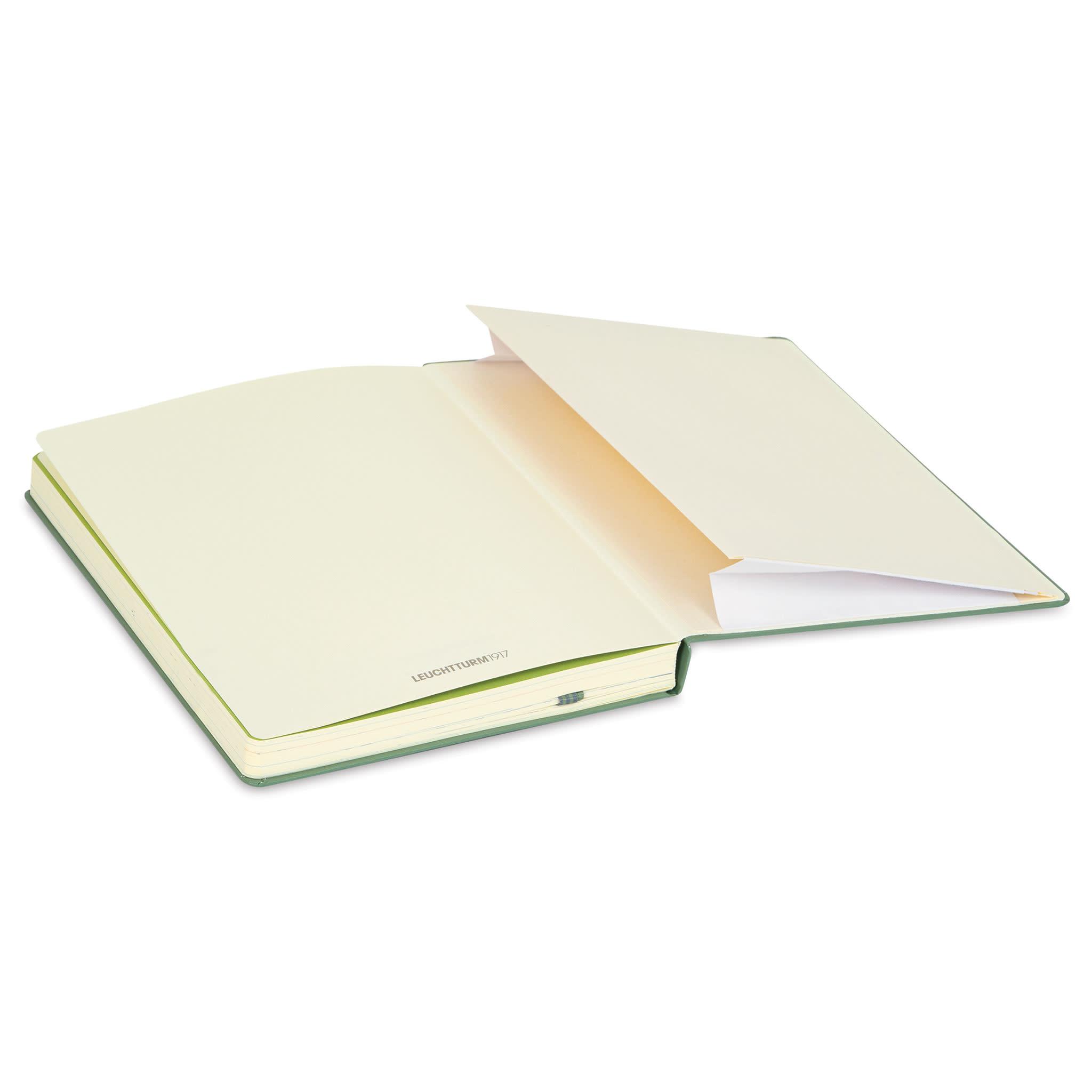 Leuchttrum 1917 Sketchnote Journal, Hardcover Medium (A5), Olive Çizim Defter 366212