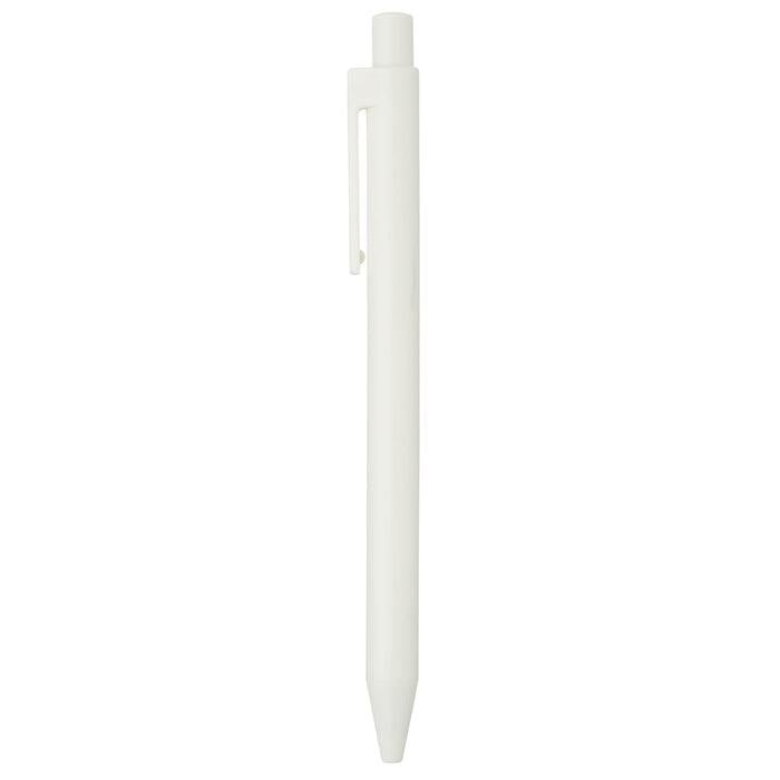 Muji Knock Type Body Beyaz Gövdeli Tükenmez Kalem 0.5 mm Siyah