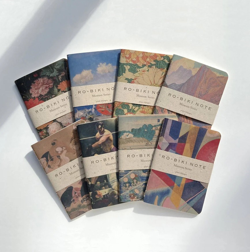 Yamamoto Ro-Biki Notebook Museum Series - Flowers A6 Noktalı Defter