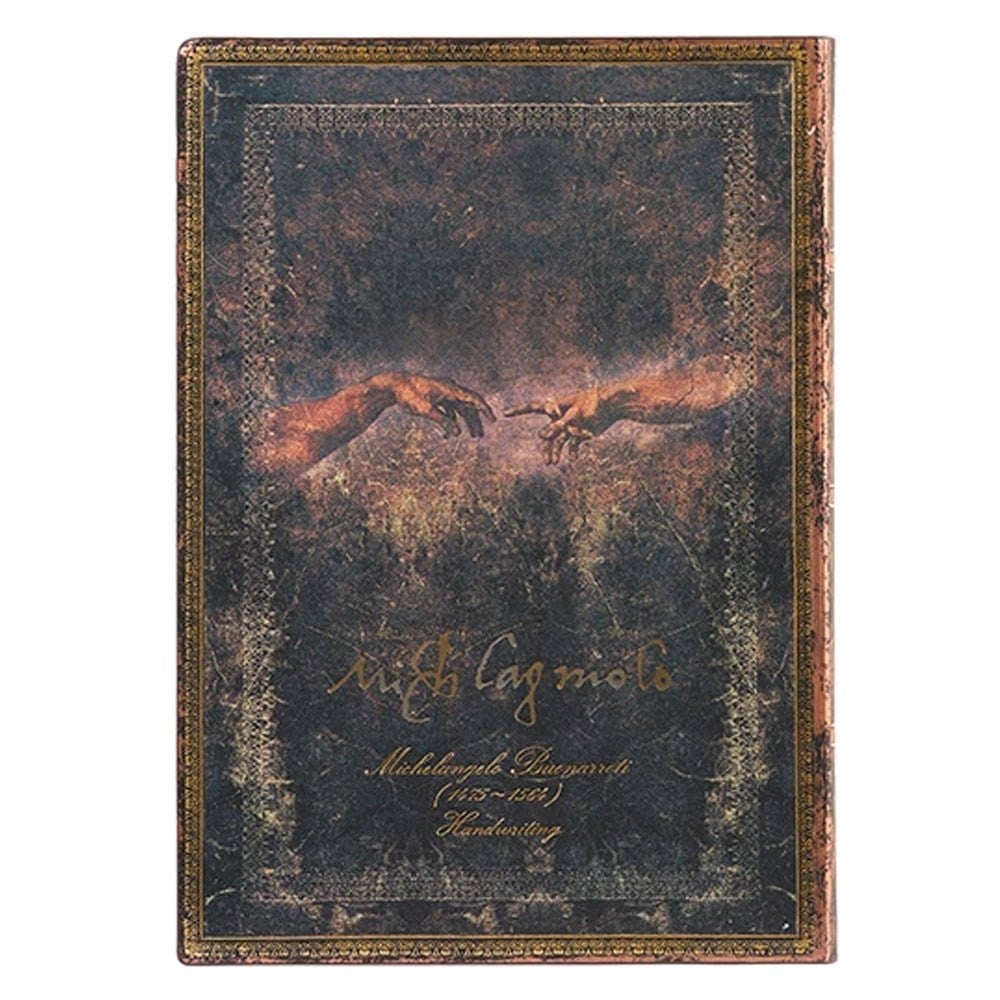 Paperblanks Michelangelo, Handwriting Sert Kapak 18x23 cm Çizgisiz Defter FB9635-1