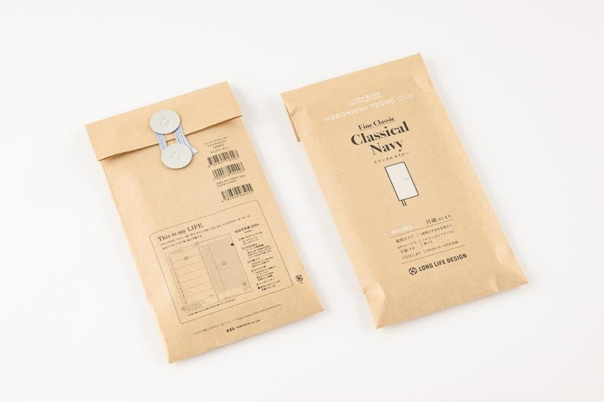 Hobonichi Techo Weeks Japanese Version 2024 Jan Start Fine Classic Series Classical Navy Deri Kapak