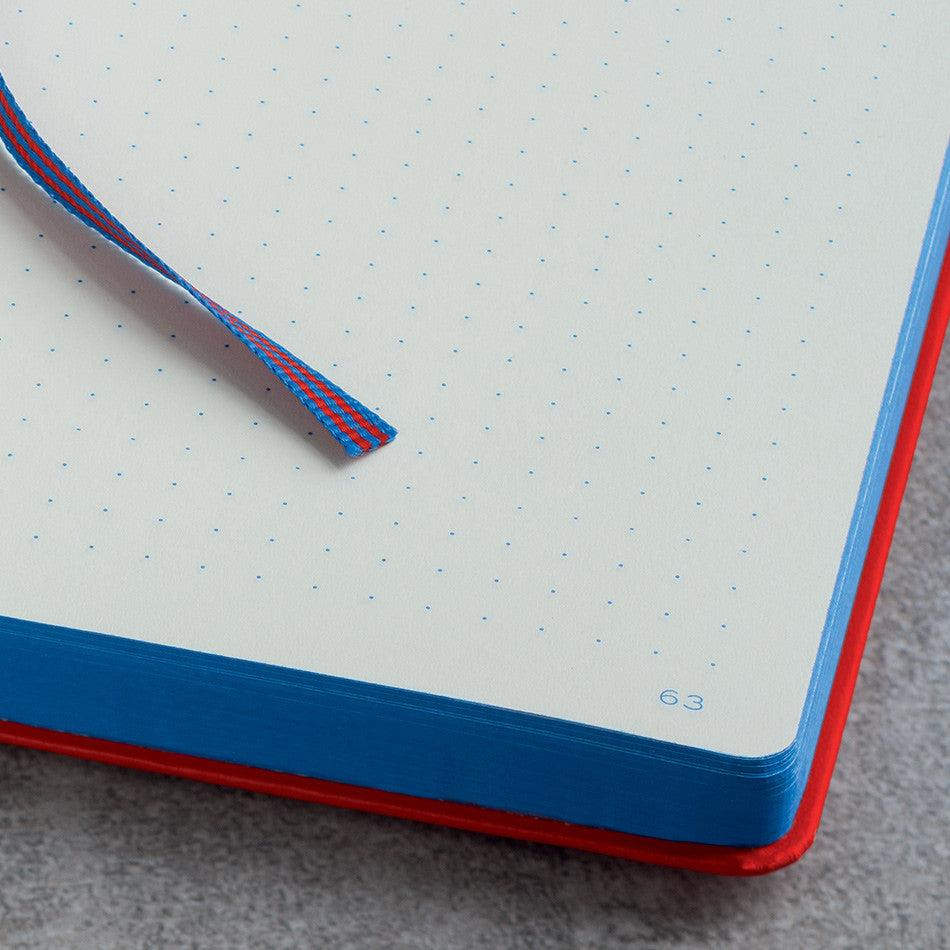 Leuchtturm1917 Bauhaus Serisi Not Defteri, Orta Boy (A5), Sert Kapak, 251 Sayfa Noktalı Defter Red  359619