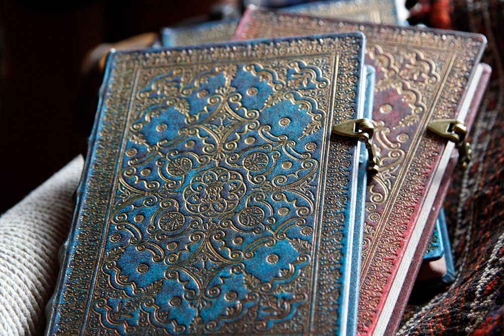 Paperblanks Azure Equinoxe Sert Kapak 18x23 cm Çizgisiz Defter PB2679-2