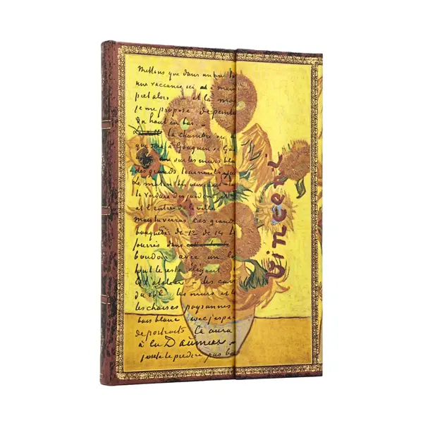 Paperblanks Van Gogh, Sunflowers Sert Kapak 13x18 cm Çizgisiz Defter PB1521-6
