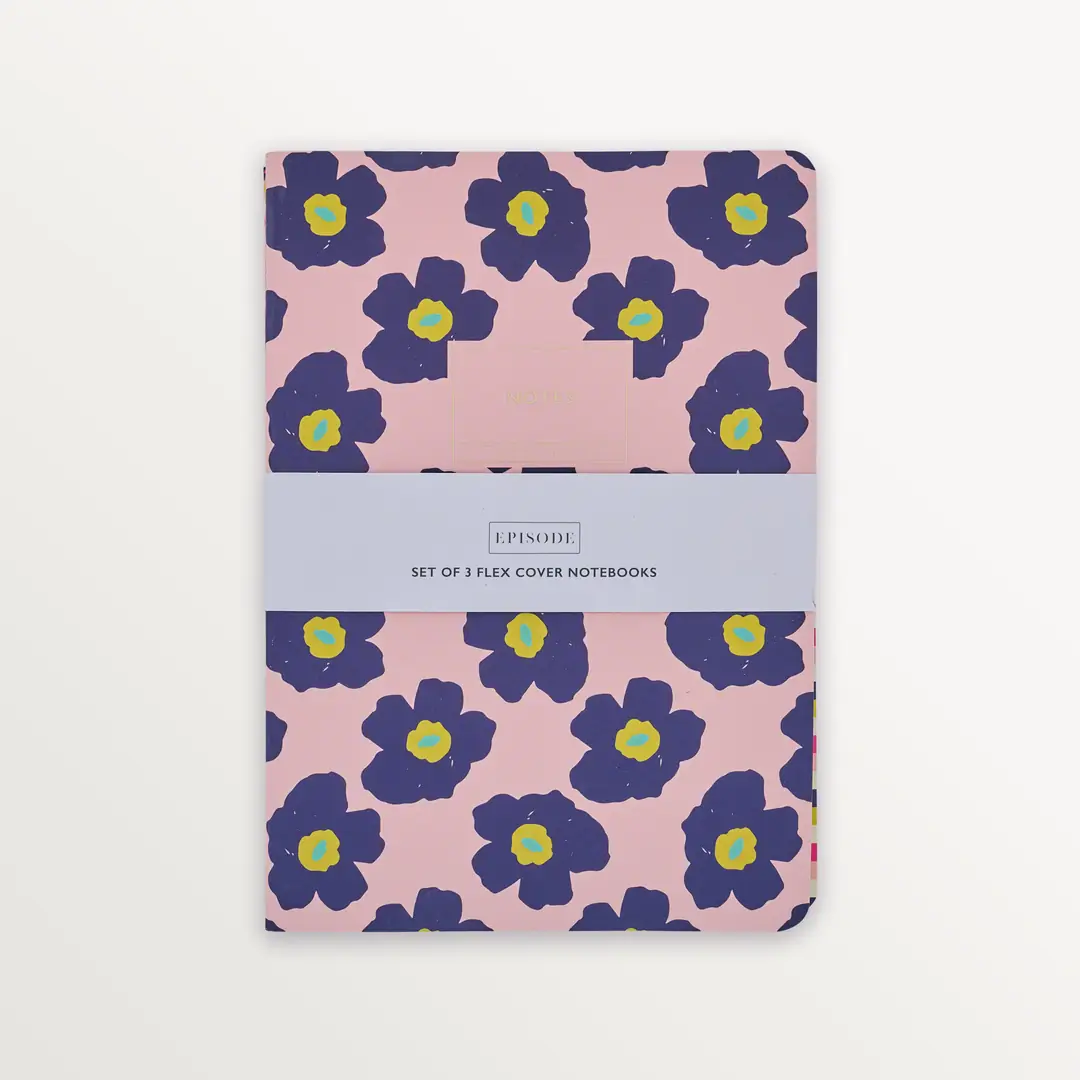 Episode Modern Florals Brights Mix  3'lü A5 Defter