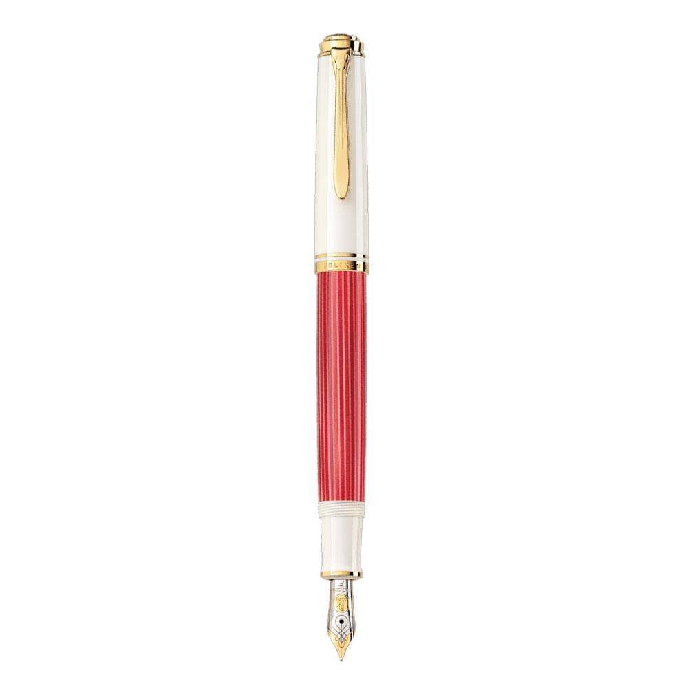 Pelikan Souverän M600 Red-White Dolma Kalem (EF) Uç 