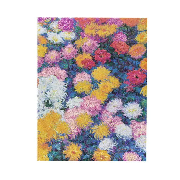 Paperblanks Monet's Chrysanthemums Sert Kapak 18x23 cm Çizgisiz Defter PB9713-6