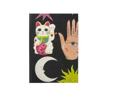 Wouf Maneki Neko Fortuna - A5 Çizgili Defter