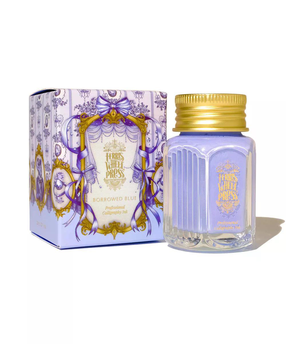 Ferris Wheel Press Borrowed Blue Kaligrafi Şişe Mürekkep - 28 ml