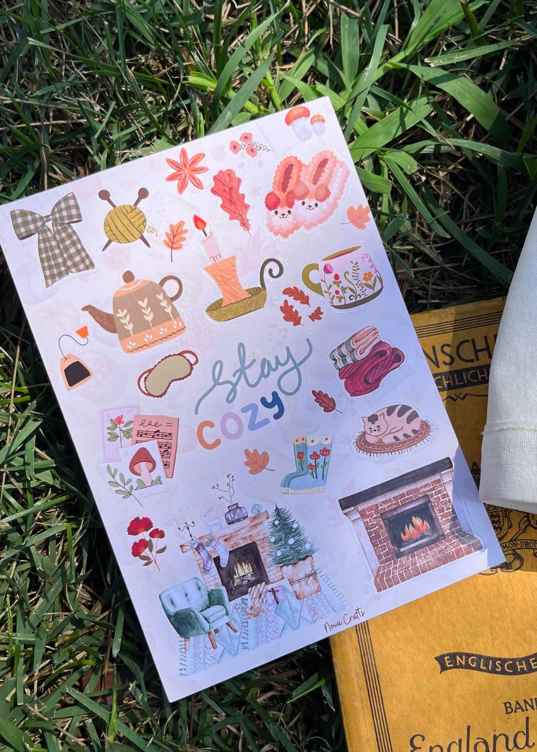 Nova Crafts Stay Cozy Sticker
