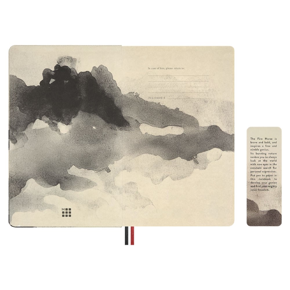 Moleskine Year of the Horse White Fire Horse Gift Box Sert Kapak 13x21 Çizgili Defteri