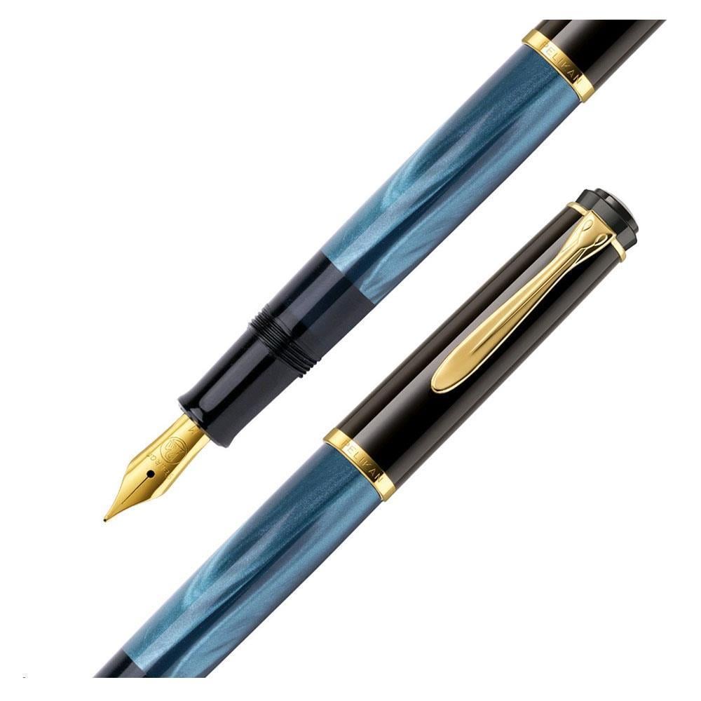 Pelikan Classic M200 Sedef Mavi Dolma Kalem F Uç