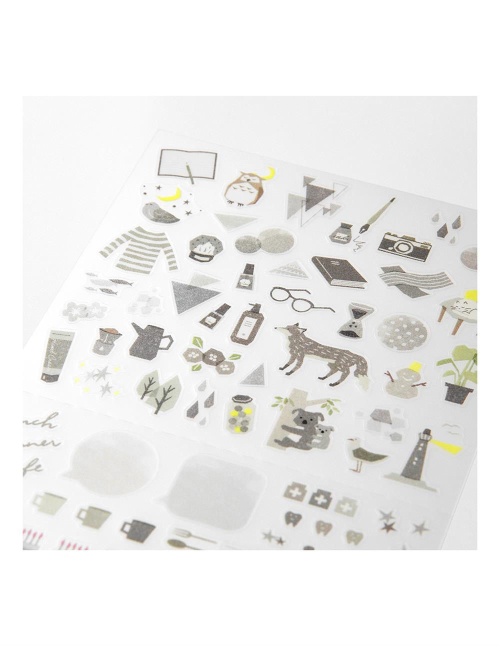 Midori sticker   color gray