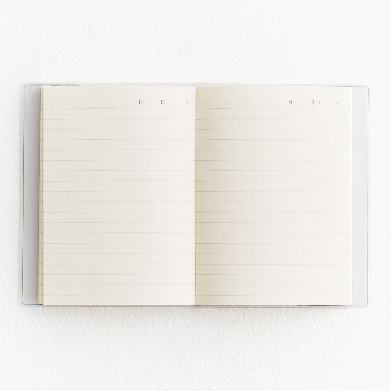 Muji High Quality Paper 1 Day 1 Page Tarihsiz Book Size Ajanda, Defter
