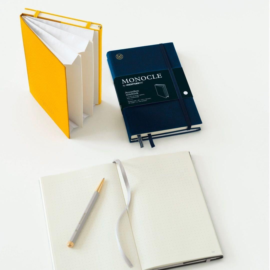 Leuchtturm1917 x Monocle Limited Edition Defter Wallet B6+, Sert Kapak, 192 Noktalı Sayfa, Olive 369727
