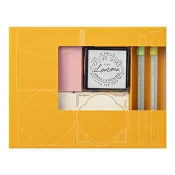 Midori 70th Limited Edition Paintable Stamp Kit Lemons 35448006 