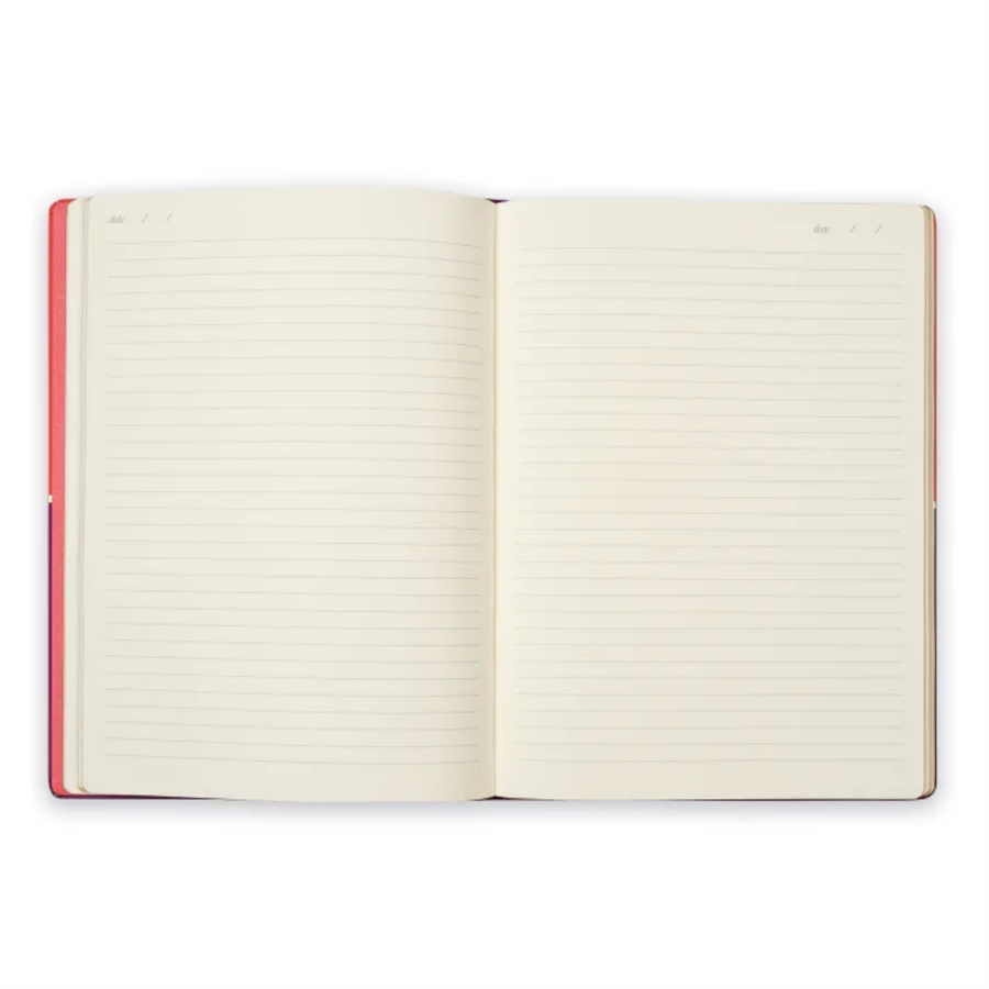 Episode Colourblock Duo Tangerine Cabernet XL Sert Kapak Defter