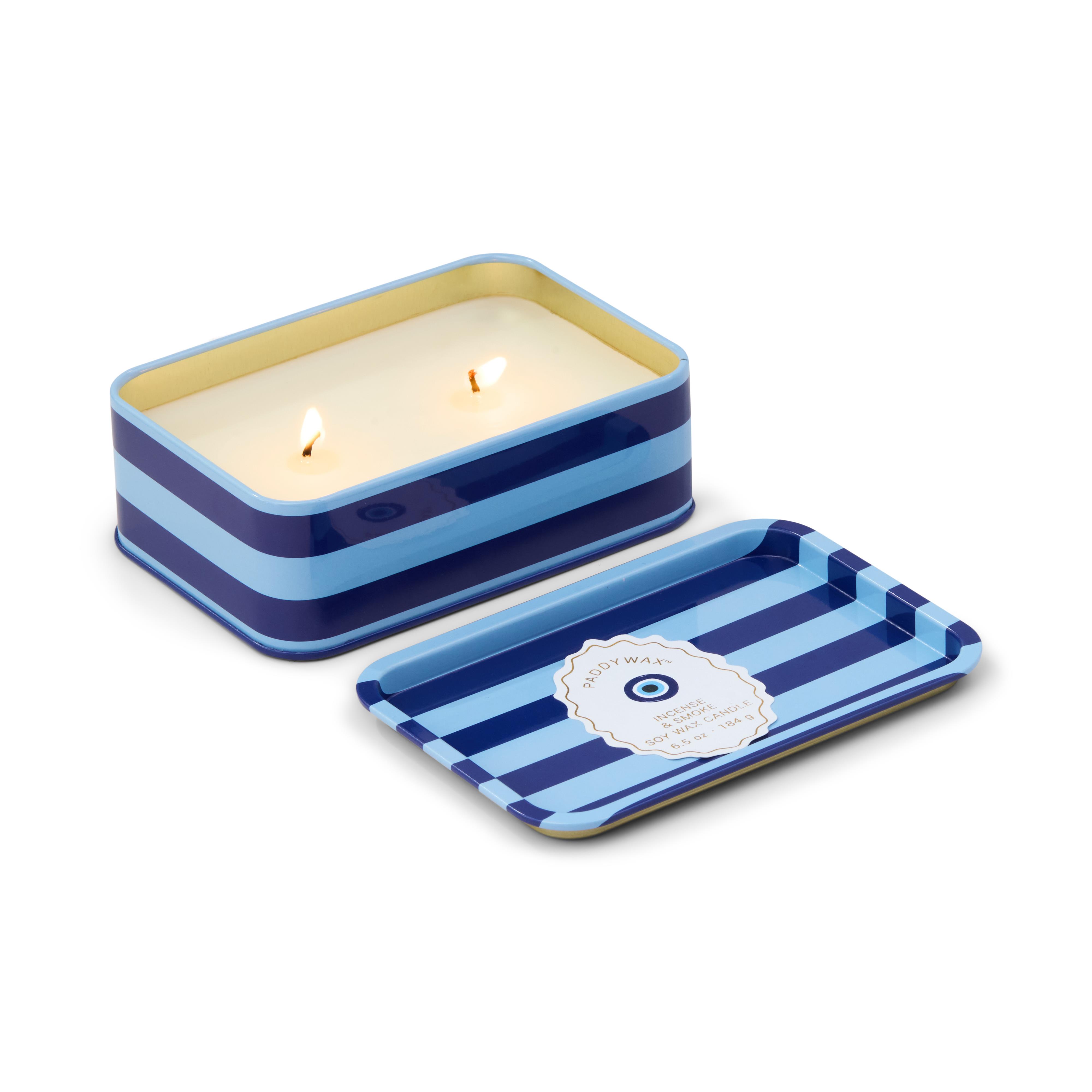 Paddywax A Dopo 184g Eye Printed Tin Candle - Incense & Smoke Mum