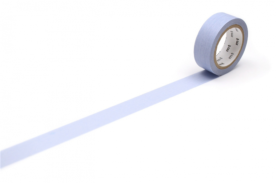 Kamo-i Masking Washi Tape 15mm×7m×8 Rolls Pastel Ultramarine