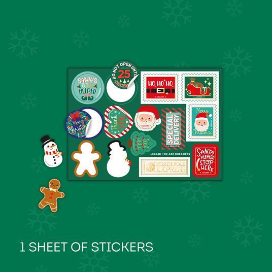 Legami Santa Claus Letter Kit Yeniyıl Mektup Seti 