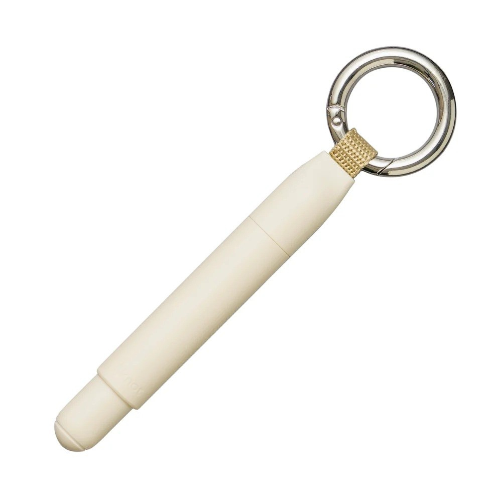 Uni ball & knot Çantaya Takılabilir Jetstream Tükenmez Kalem 0.5 mm Buhar Beyazı