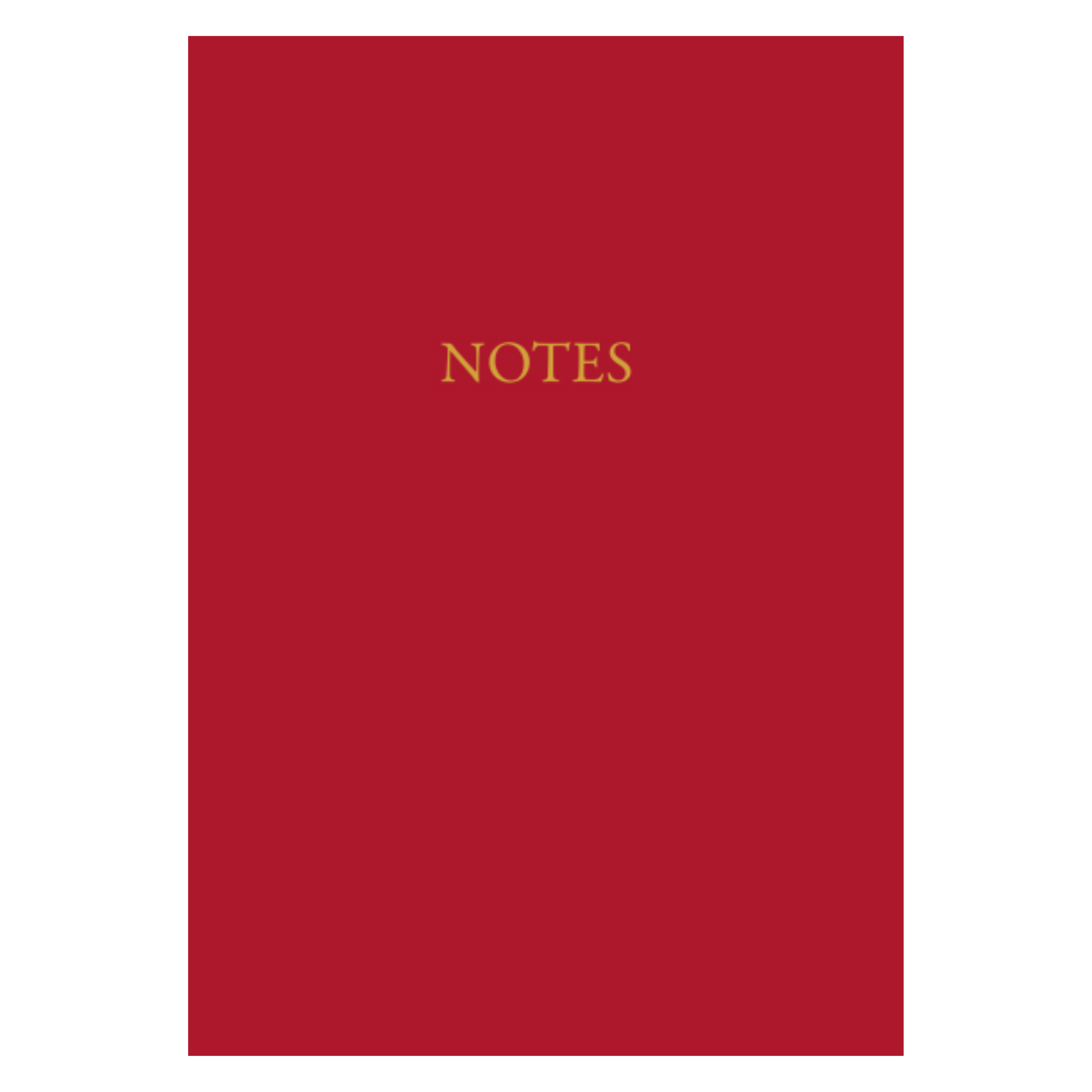 Hidden Paper Bez Ciltli Çizgili Defter No:13 Red
