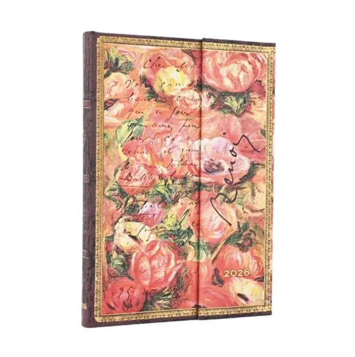 Paperblanks 2026 English Diary  Renoir, Letter to Morisot Midi Hor Ajanda