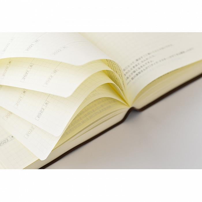 Hobonichi 2025-2029  5-Year Techo Japanese Book 2025-2029 A5 Brown 5 Yıllık Günlük