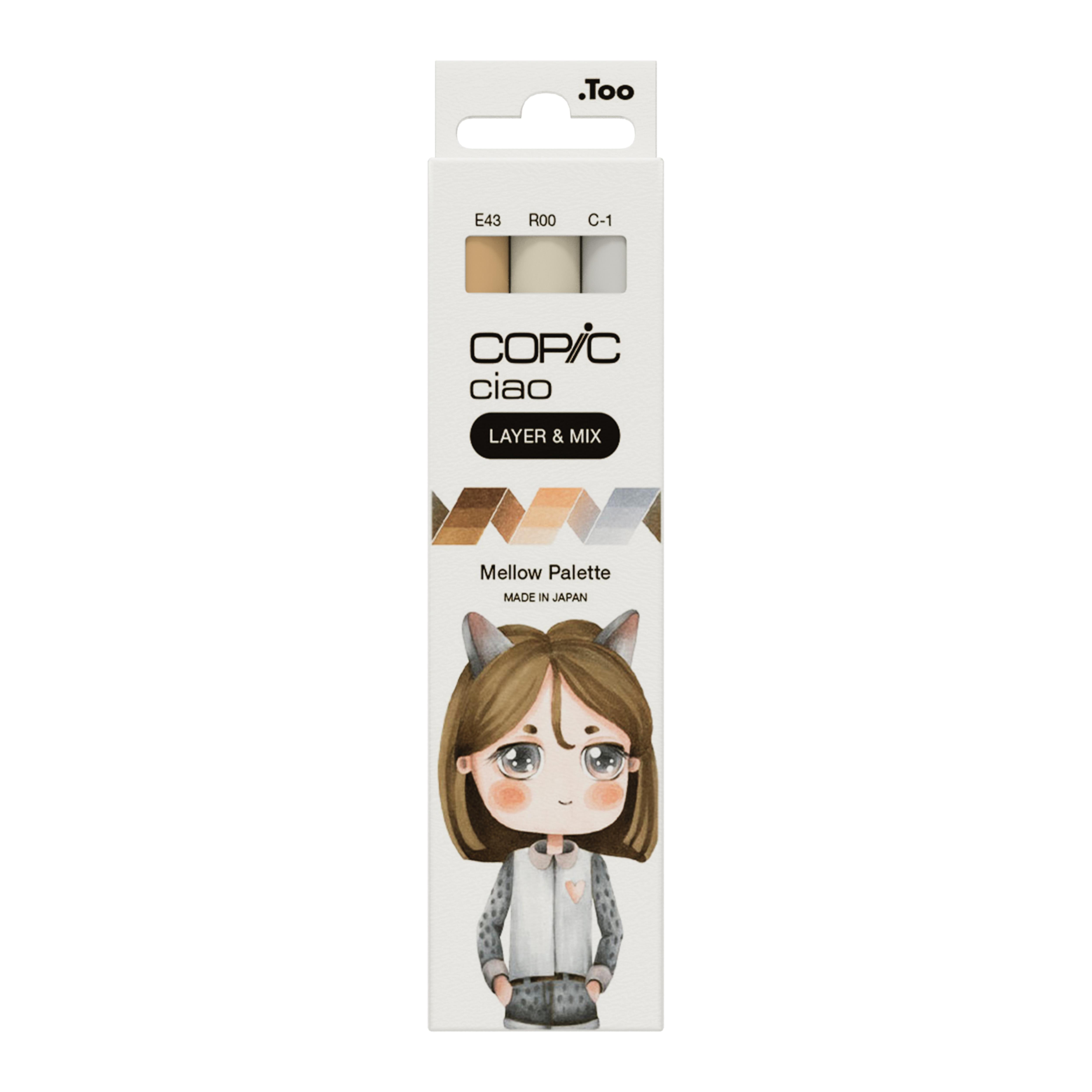 Copic Ciao 3'lü Layer & Mix Set - Mellow Palette