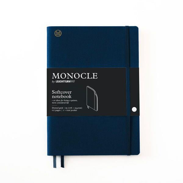 Leuchtturm1917 x Monocle Limited Edition Defter B5,  Yumuşak Kapak, 192 Noktalı Sayfa Navy 363355