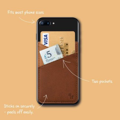 IF Bookaroo Phone Pocket Telefon Kartlığı - Brown 