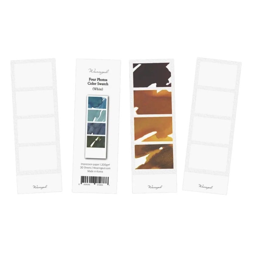 Wearingeul Four Photos Mürekkep Deneme Kağıdı Beyaz Çerçeve