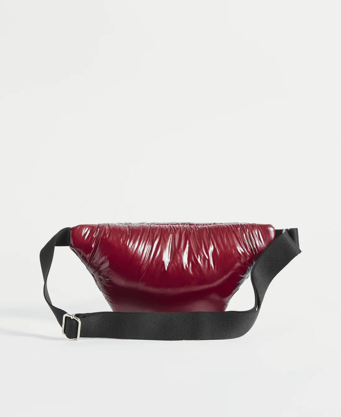 Wouf Burgundy Glossy Bel Çantası