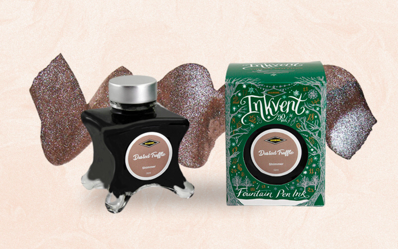 Diamine Inkvent Green Edition Shimmer Dusted Truffle Mürekkep
