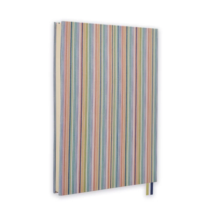 Episode Stripe Spectrum Pinstripe A5 Flex Linen Defter