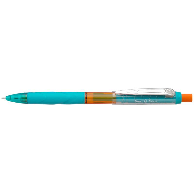 Pentel QE427 Q-Erase 0.7 mm Mekanik Uçlu Kalem - Green/Turquoise