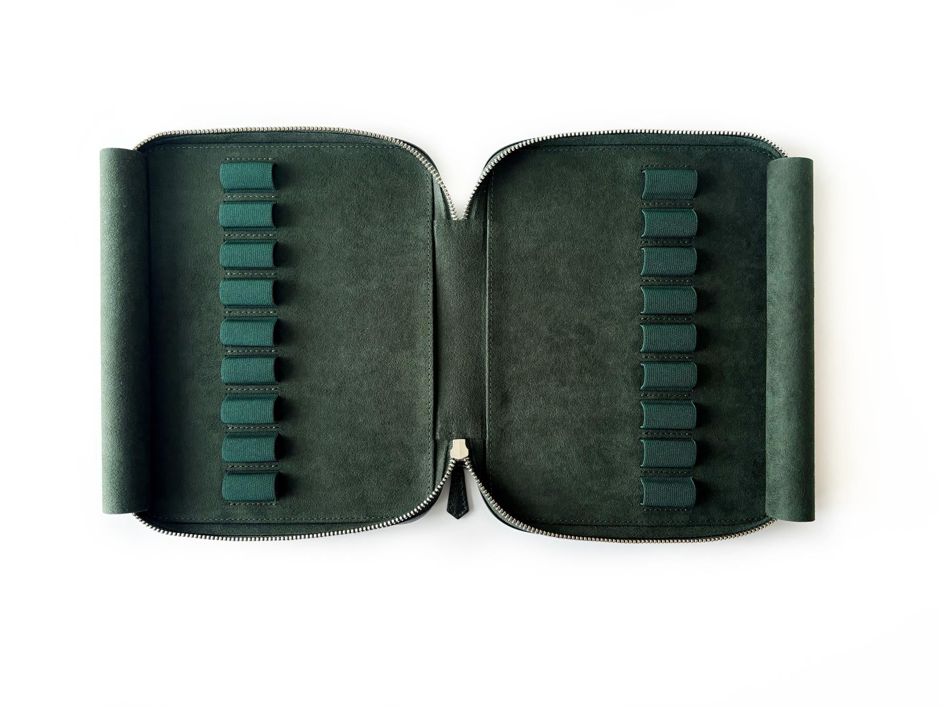 Eng Leather Aurora Light Green 18'li Deri Kalem Kılıfı