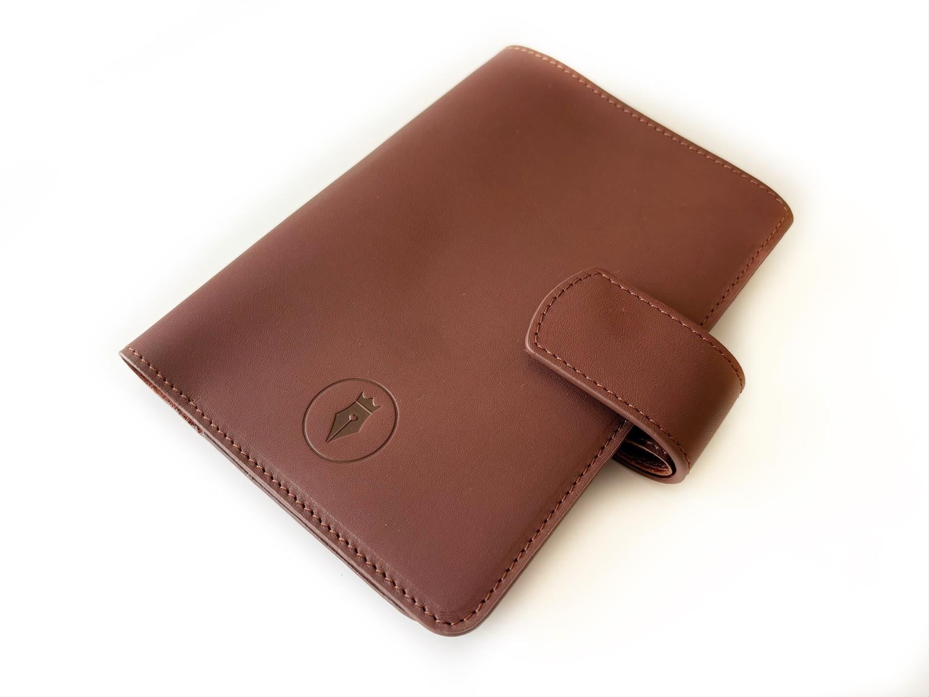 Eng Leather A6 Ebatlı Deri Defter Kılıfı ve Organizer - Bordeaux