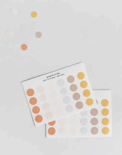 Dots Neutral Mini Sticker Seti