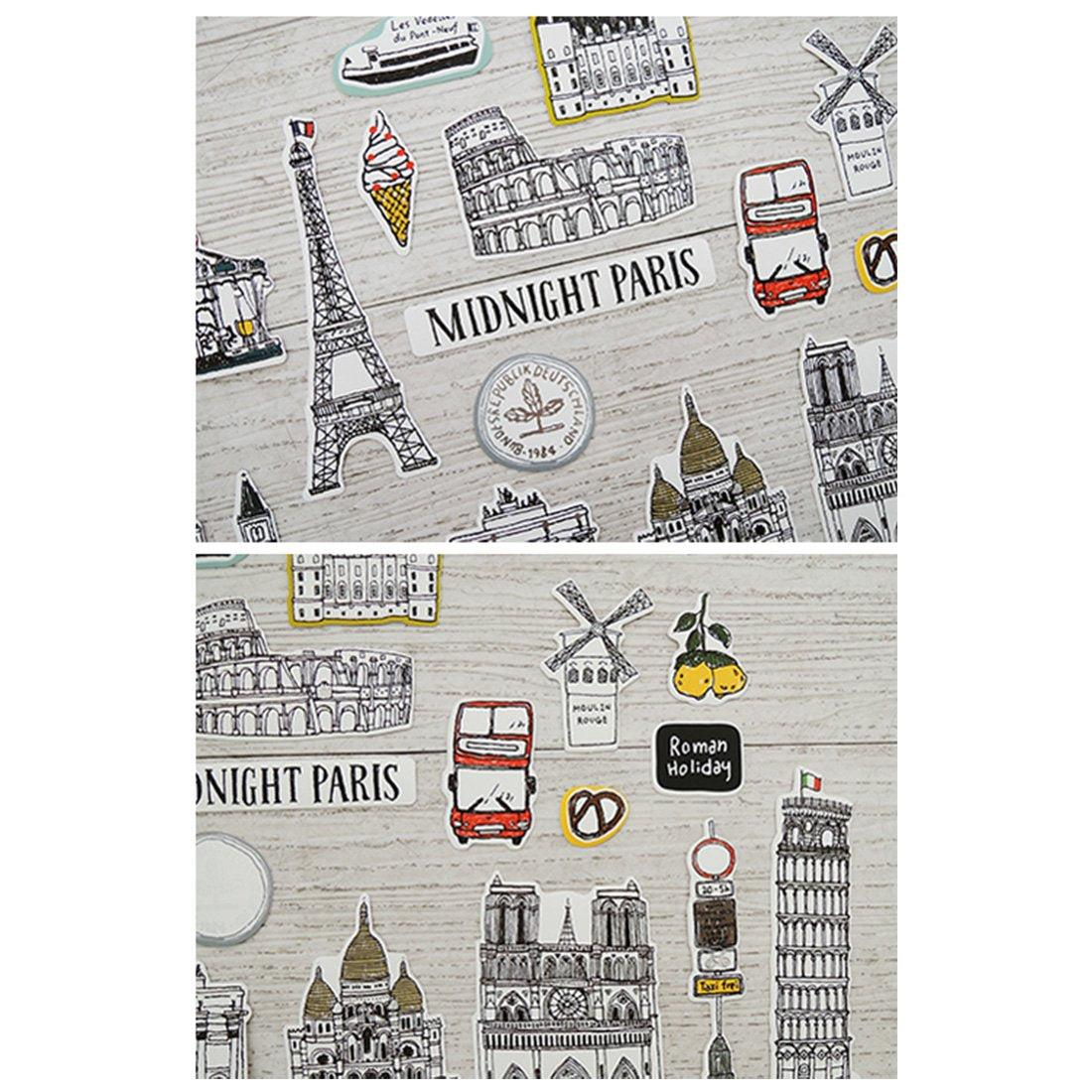 Suatelier Travel Luggage Sticker Pack Valiz Etiket Seti - Some Where