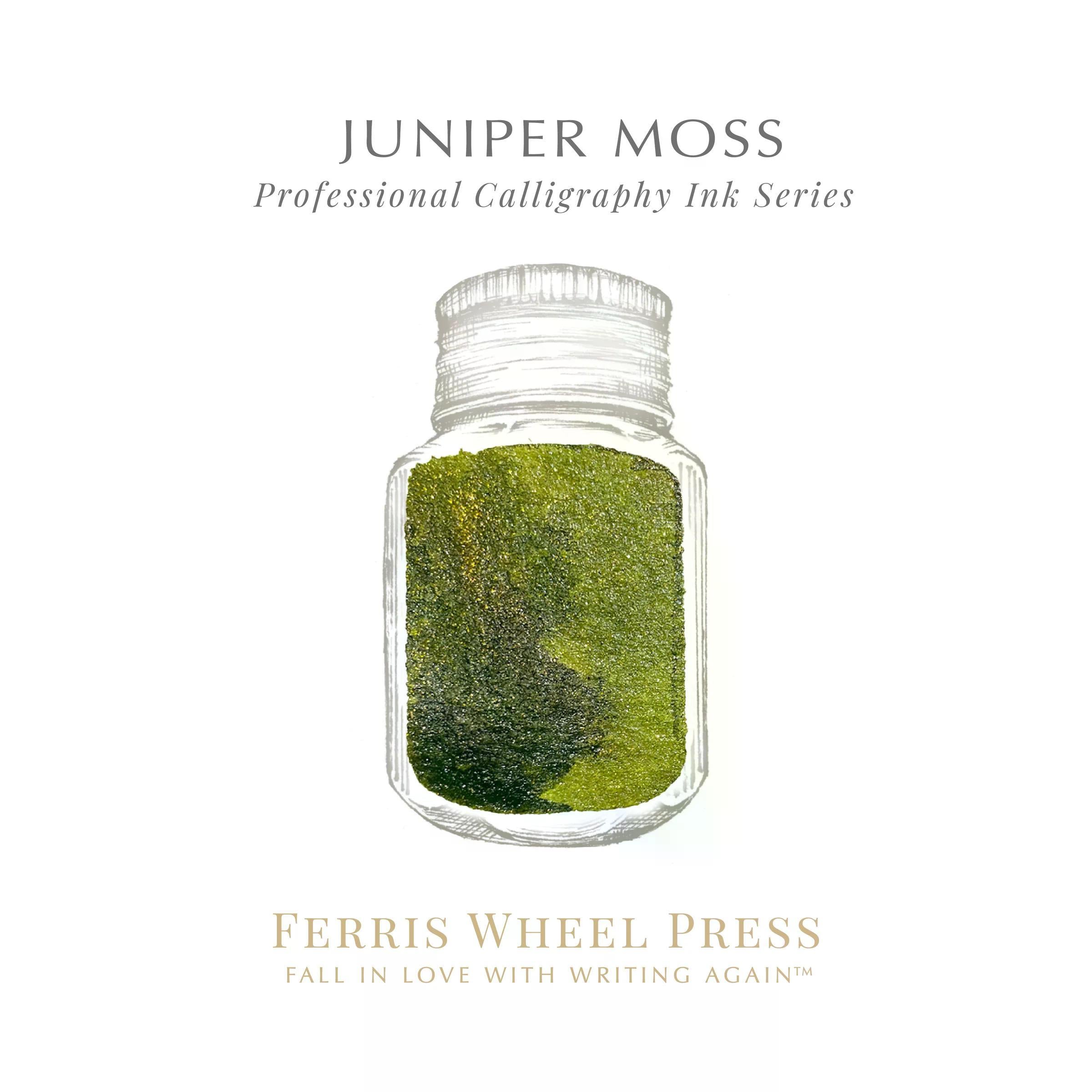 Ferris Wheel Press Juniper Moss Kaligrafi Şişe Mürekkep - 28 ml