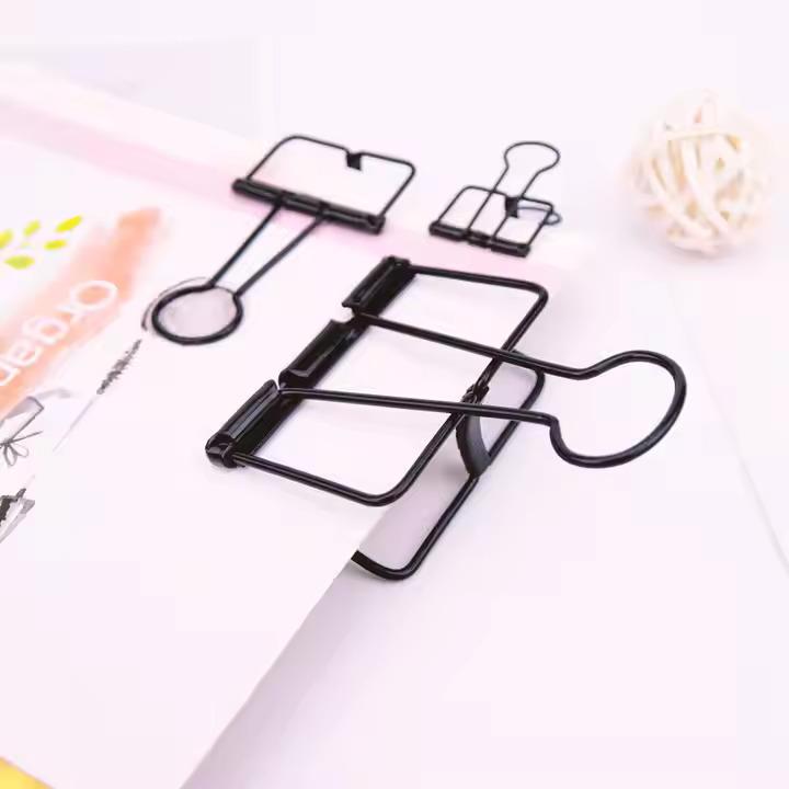 Kayigo Tiny Paslanmaz Çelik Klips Altılı Siyah