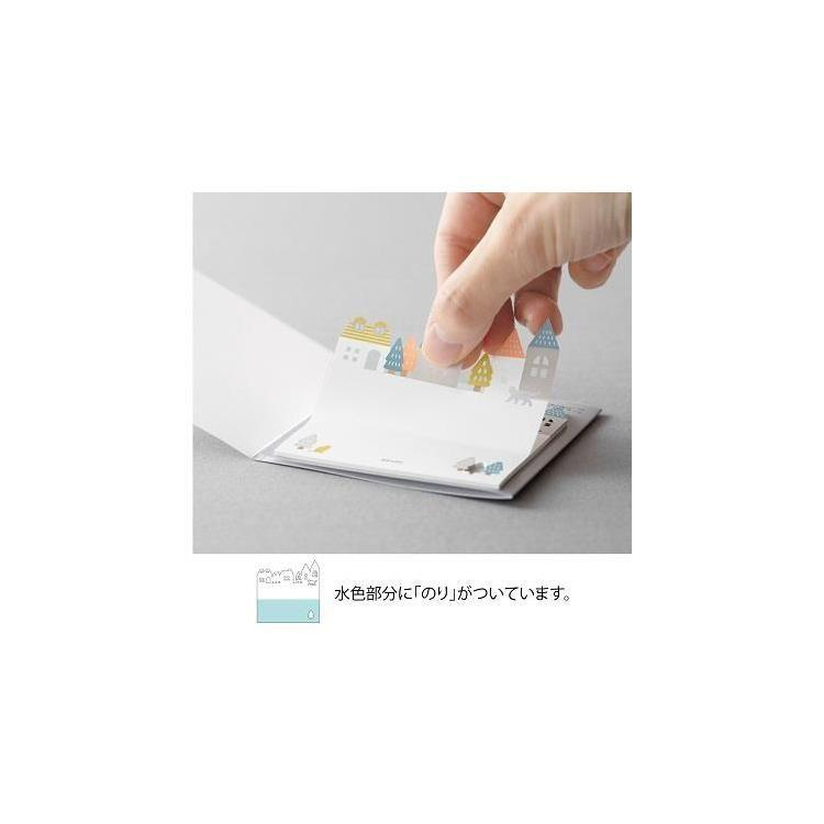 Midori sticker seal label die-cutting City pattern