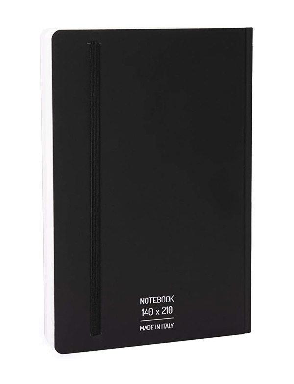 Pininfarina Stone Paper Defter Noktalı Siyah PNF1421DOBK
