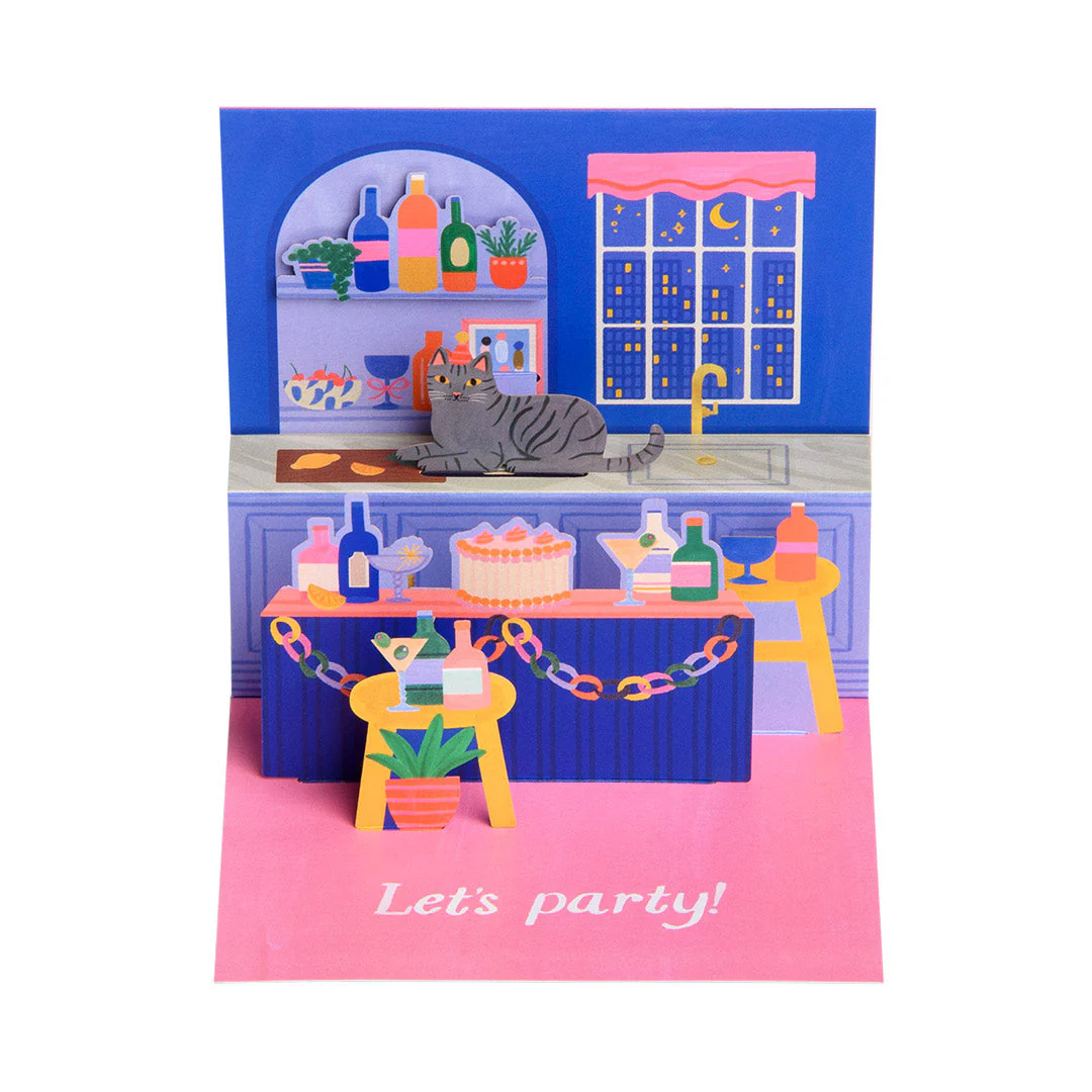 Ohh Deer Imogen Harper Tasarımı Pop-up Kartpostal Sip Sip Horay 13007